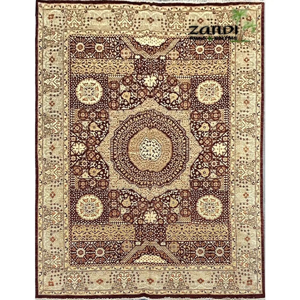 Hand knotted Pakistani Peshawar traditional design rug size 12'1''x9'0'' RR10140
